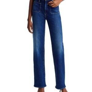 MOTHER Relaxed Fit Dark Blue Jeans